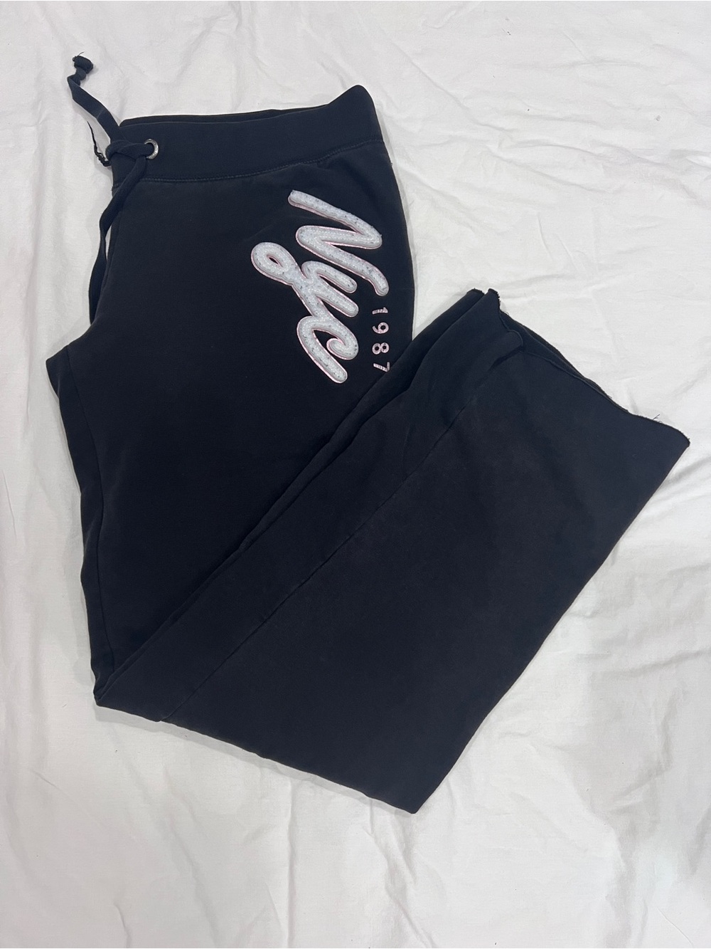Unbranded Kids Black Logo Sweatpants